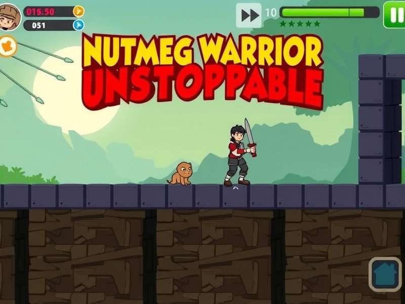 Nutmeg Warrior Unstoppable Gameplay Screenshot